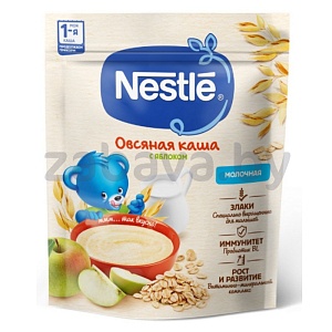 Каша Nestle, молочная мультизлаковая, 200 г, в ассорт.