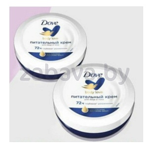 Крем питательный для тела Dove Body Love, 150 мл
