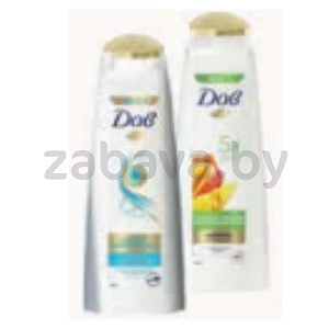 Шампунь или бальзам-ополаск. для волос «Дав», 380/350 мл, в ассорт.