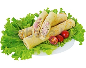 Блинчики с ветчиной и сыром, 1 кг