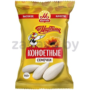 Семечки «От Мартина», «Конфетные свечки», 140 г