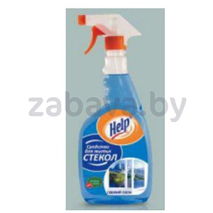Средство для мытья окон Help, «Свежий озон», 750 мл