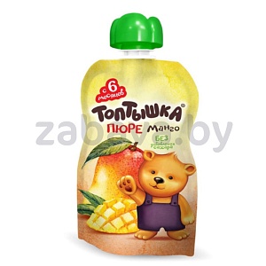 Пюре «Топтышка», манго, 90 г