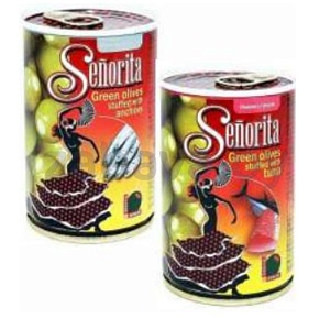 Оливки зелен. Senorita, фаршир., 280 г, в ассорт.