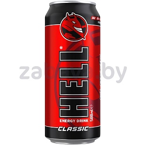 Напиток энергетический Hell Classic, 500 мл