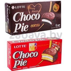 Печенье Lotte Choco Pie, 168 г, в ассорт.