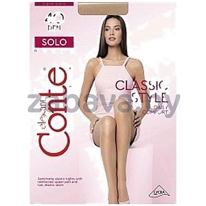 Колготки женские Solo, 40 ден, р-р 3/4, bronz или nero