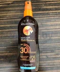 Масло-спрей для загара Kolastyna SPF 30, 150 мл