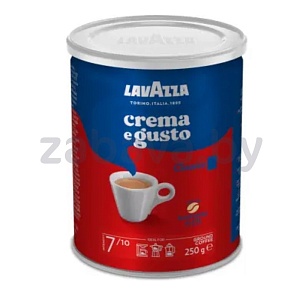 Кофе Lavazza Crema e Gusto, ж/б, 250 г