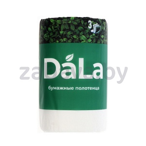 Полотенца бумажные Dala, 3 сл., 1 шт.
