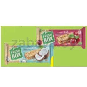 Батончик мюсли Fresh Box, 25 г, в ассорт.