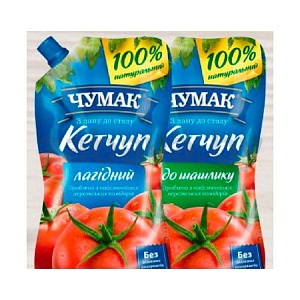 Кетчуп «Чумак», в ассортименте, 200/270 г