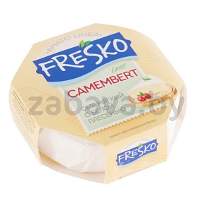 Сыр мягкий Fresko Camembert, с бел. плесенью, 50%, 125 г