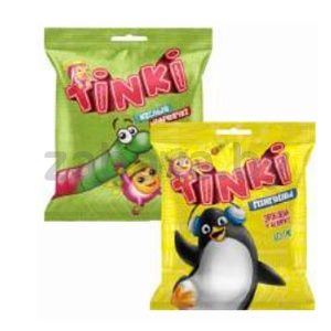 Мармелад «Красный Пищевик» Tinki «Пiнгвiны»/«Кiсл. чарвячкi», 75 г