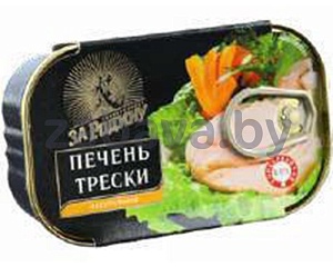 Печень трески «За Родину», натуральная, 115 г