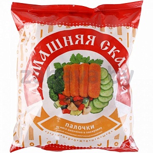 Палочки из цыпленка «Домашняя сказка», в панировке, 920 г, «Морозпродукт»