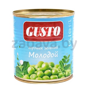 Горошек зелёный Gusto, «Молодой», 400 г