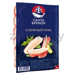 Крабовые палочки «Снежный краб» «Санта Бремор», охл., 150 г