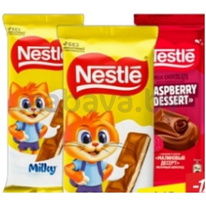 Шоколад Nestle, 82/75 г, в ассорт.