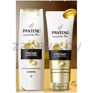 Шампунь или бальзам для волос Pantene Pro-V, густые и крепкие, 400 мл